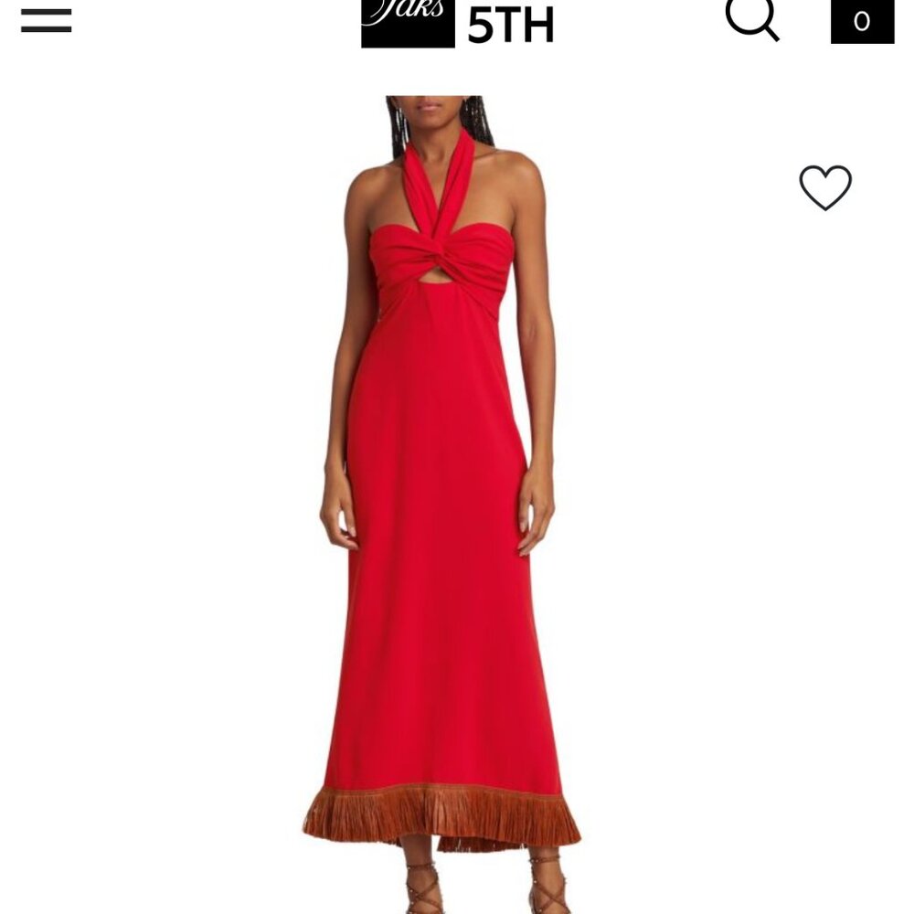 Johanna Ortiz  Halterneck Long Dress